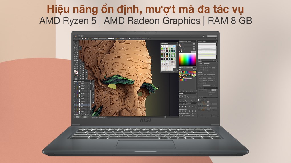 vi vn msi modern 15 a5m r5 236vn 4