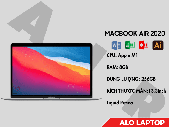 Apple Macbook Air 2020 109 khung mac 3