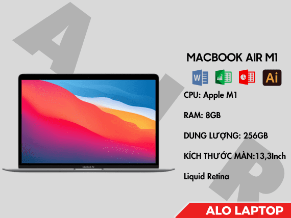 Apple Macbook Air M1 108 khung mac 2